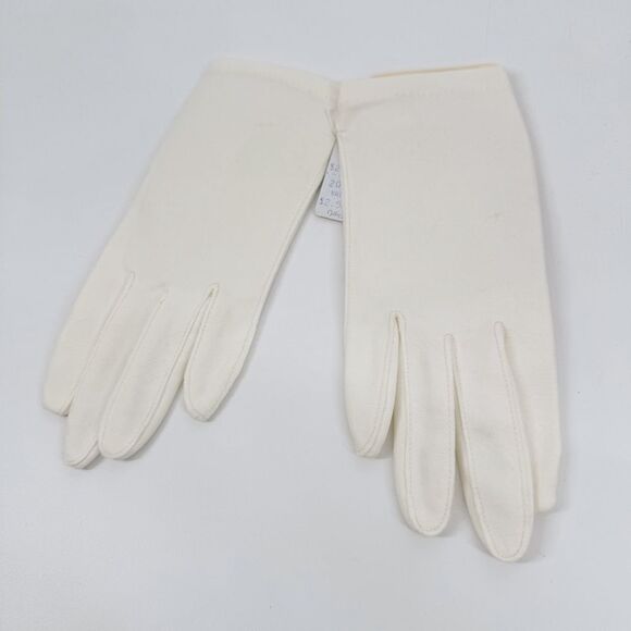 Van‎ Raalte Vintage Wrist Length Gloves White Size 6.5 Dead-stock NWT - Picture 6 of 7